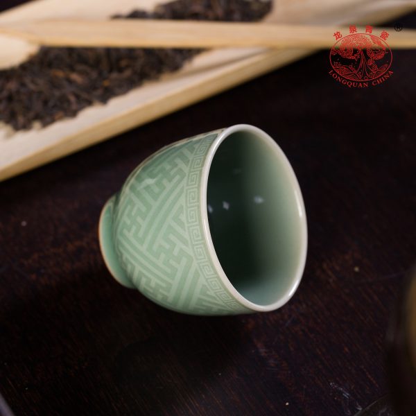 龙泉青瓷主人杯单杯陶瓷功夫茶具个人专用品茗杯手工喝茶一口杯子