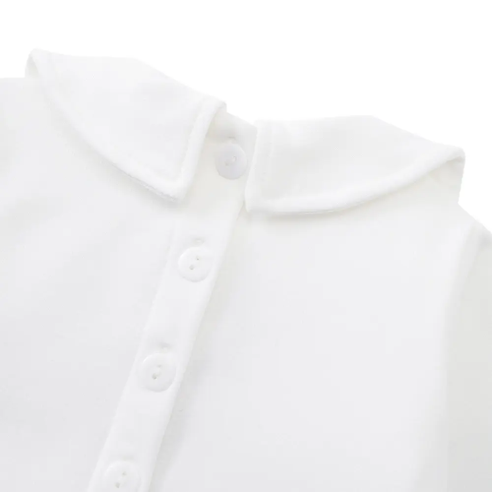 跨境春秋新款婴儿可爱连体衣宝宝洗礼服衣服套装哈衣爬服娃娃睡衣