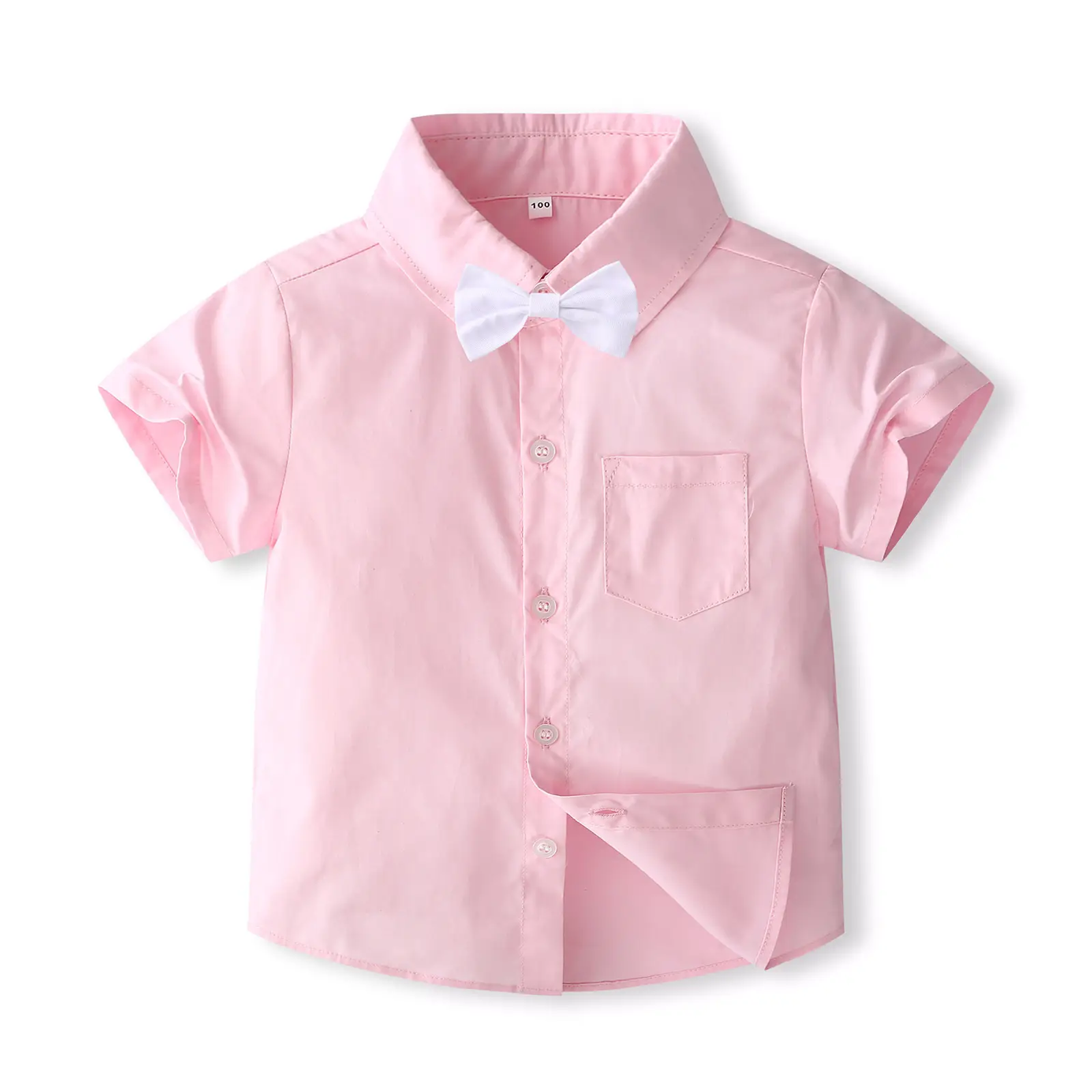 男童英伦绅士套装儿童演出服童装夏季短袖衬衫背带裤多件套批发