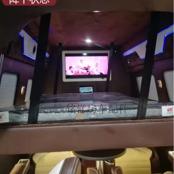 房车电动升降床旅居车改装配件铝合金吊床 承重500斤电压220V/12v