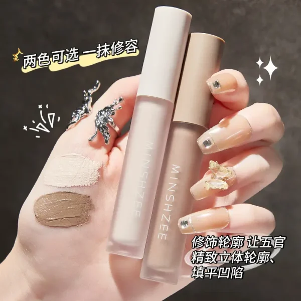 MINSHZEE茗希芝液体修容棒高光液鼻影阴影提亮自然高光修容液跨境