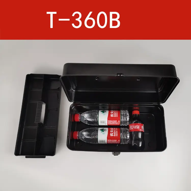 金属收纳箱厂家供应批发T-360B铁皮工具箱手提 铁制工具箱 全
