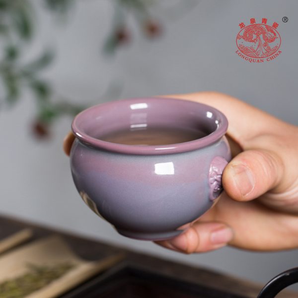 龙泉青瓷 茶杯功夫茶具主人杯单杯 陶瓷杯个人杯茶碗品茗杯盏批发