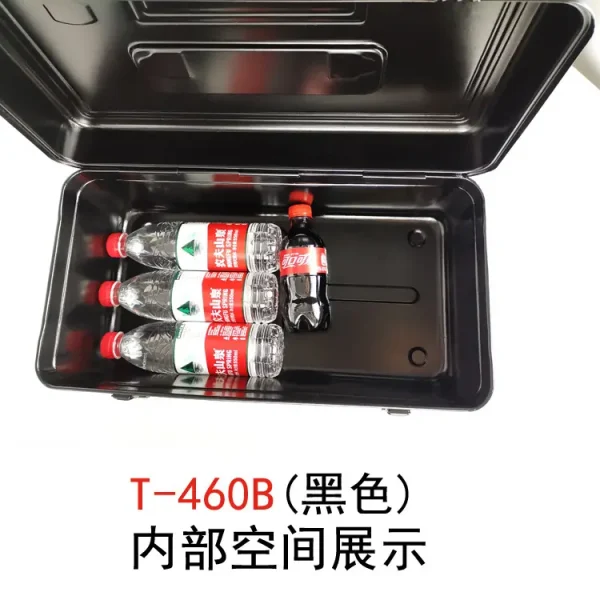 厂家供应批发T-460B 铁皮工具箱 加厚 五金维修收纳箱 家用黑色箱