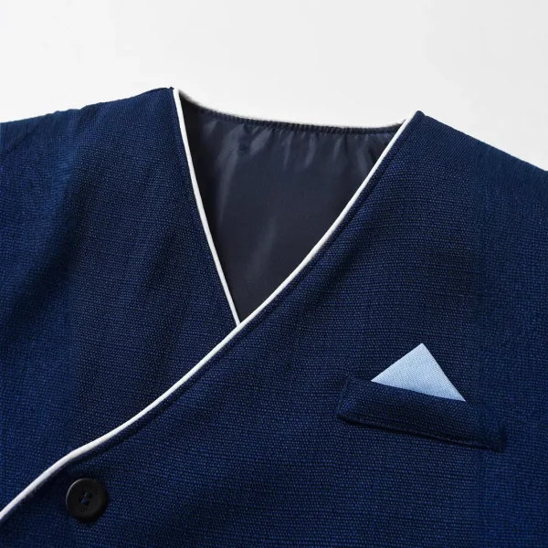 2025欧美童装春秋长袖宝宝衣服儿童带马甲绅士礼服三件套男童套装