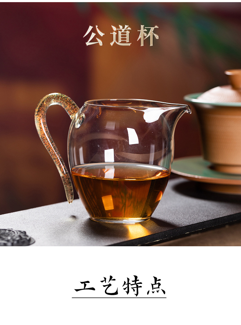 龙泉青瓷 复古跳刀功夫茶具手工一碗四杯 陶瓷便携茶碗茶杯礼盒装