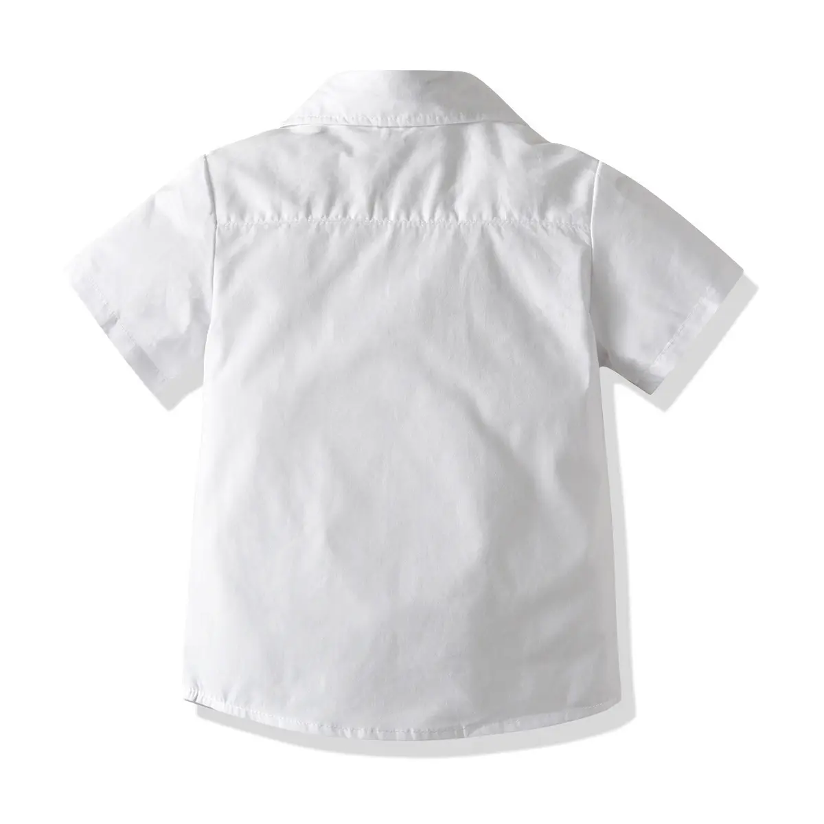 儿童跨境夏季新品童套装纯白色洗礼服欧美绅士礼服表演服一件代发