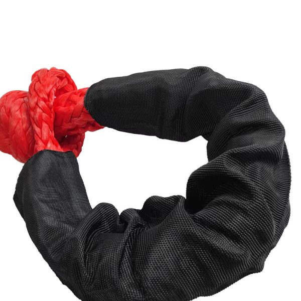 13mm*61cm 护套款软卸扣 汽车应急工具 疙瘩绳脱困救援拖车钩户外