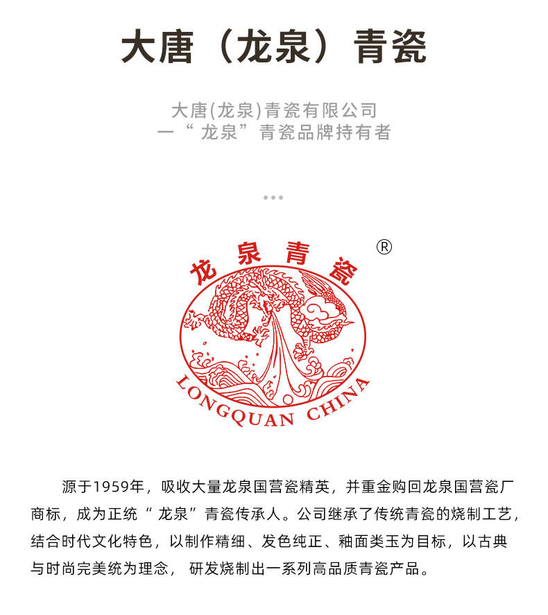 龙泉青瓷 25头光面餐具圆盘拼盘方盘组合 陶瓷酒店米饭碗菜盘套装