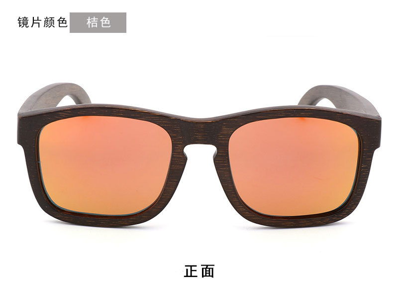 跨境全框架骑行竹木眼镜 复古木质偏光太阳眼镜 UV400 可定制LOGO