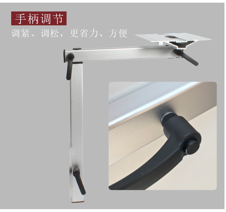 B款房车改装配件房车旋转桌腿 升降桌铝合金支架 游艇桌脚可拆卸