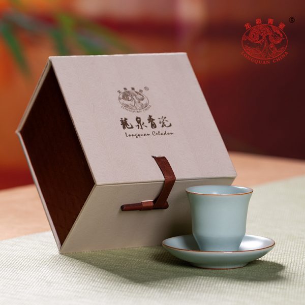 龙泉青瓷汝窑手工主人杯盏陶瓷中式简约功夫茶具品茗杯子泡茶单杯