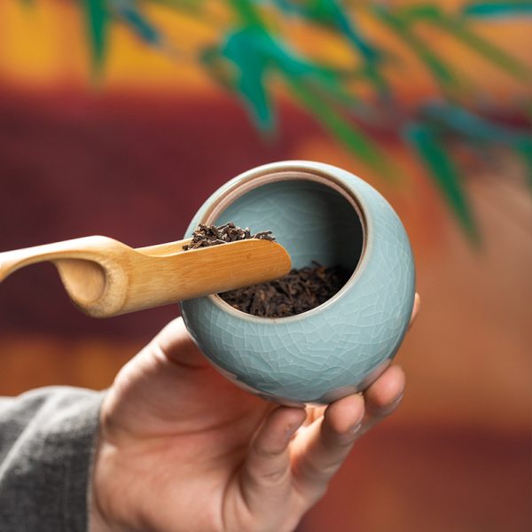 龙泉青瓷 茶叶罐密封罐醒茶罐 陶瓷通用小号收纳普洱红茶罐可logo