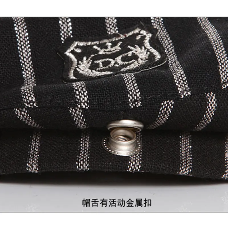 跨境 男宝宝绅士帽 条纹贝雷帽 厂家货源现货 一件代发