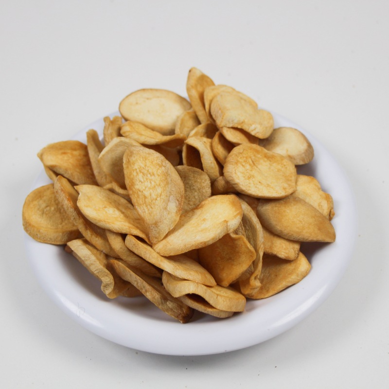 厂家直销杏鲍菇菌菇脆片鸡腿菇蘑菇干即食零食整箱批发散装代发