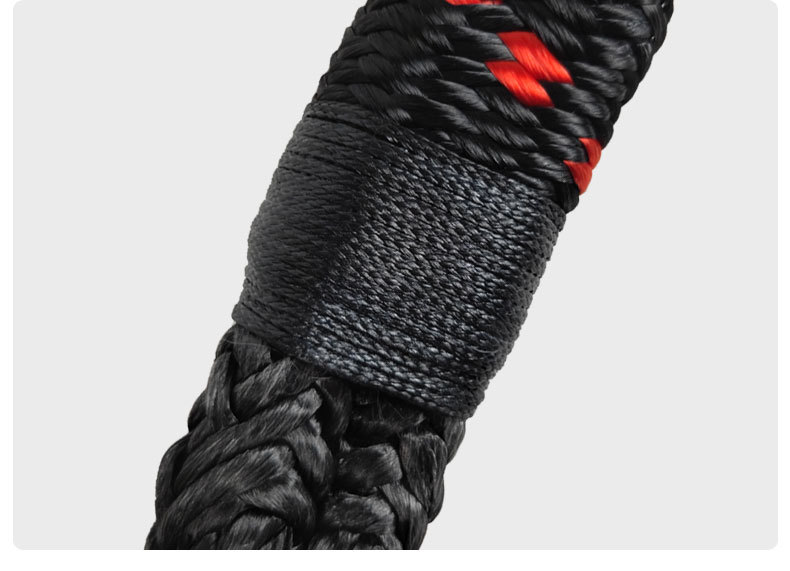 超高分子聚乙烯编织款软卸扣 户外救援 红黑搭配轻巧可代替疙瘩绳