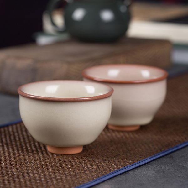 龙泉青瓷 主人杯功夫茶杯个人单杯 陶瓷中式家用高档纯手工品茗杯