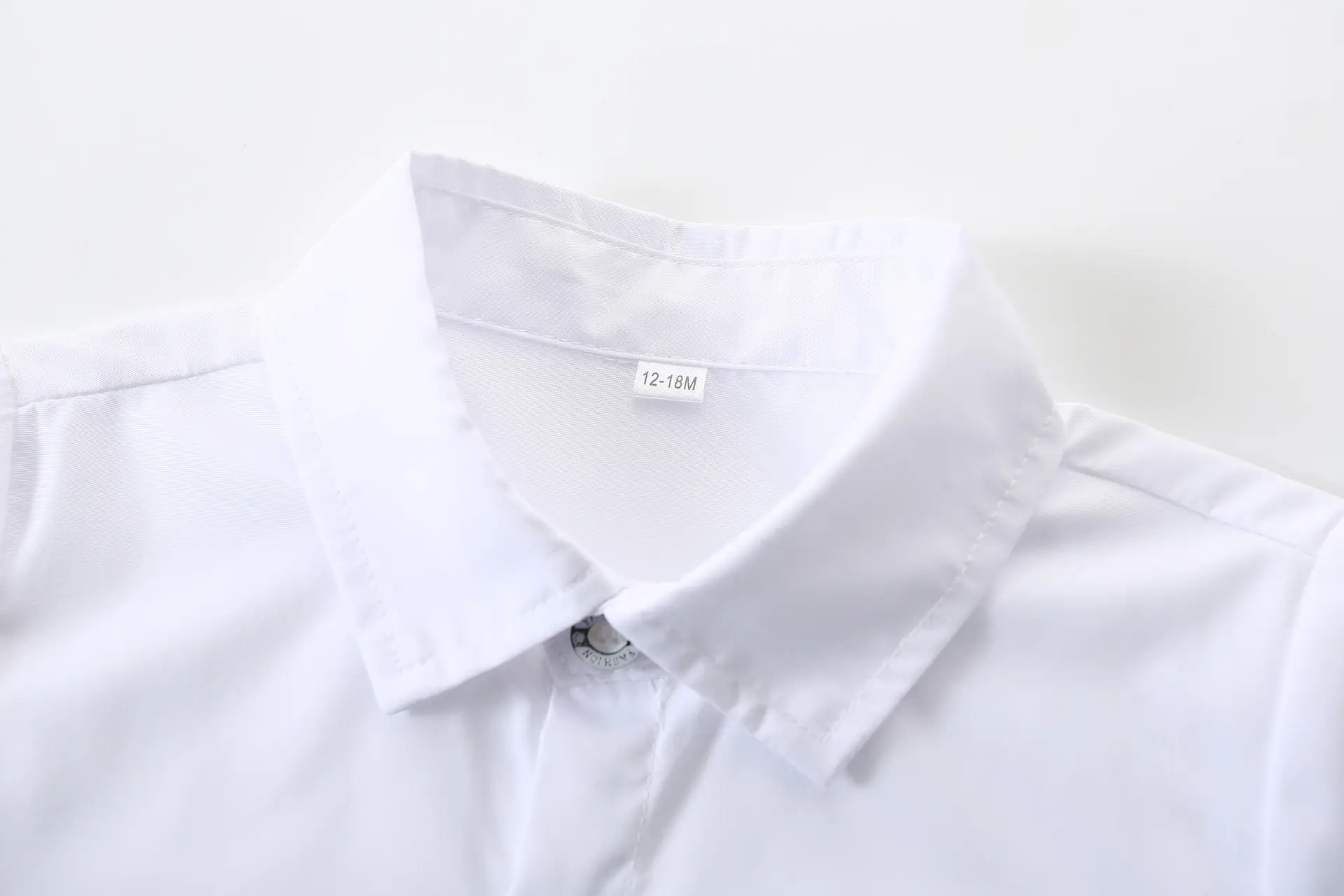 男童宴会礼服套装绅士白色衬衫背带裤2件套