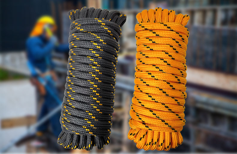 丙纶编织绳 厂家直供定制批发 捆绑捆扎无纺布32锭圆绳12mm*15.3m
