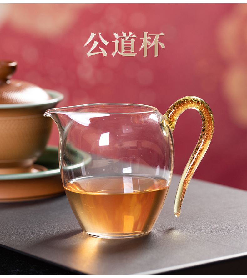 龙泉青瓷 手工跳刀功夫茶具套装 陶瓷办公家用茶壶盖碗品茗杯整套