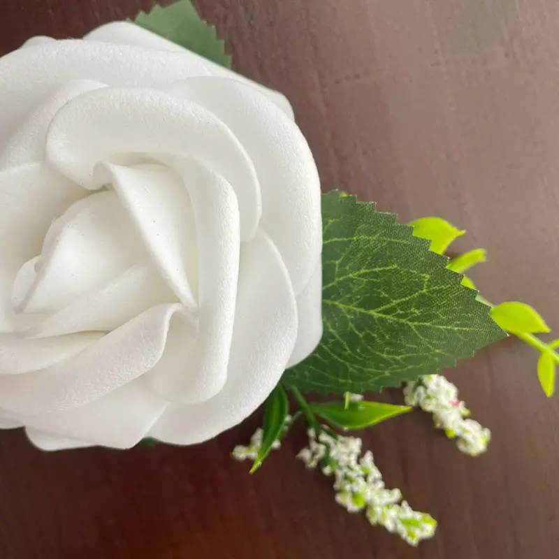 男童夹子胸花安全无针Temu Shine 托管跨境 小主持人花童礼服襟花