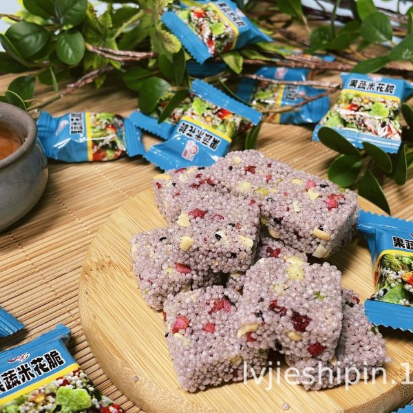 小米脆黑米酥甜味米花糖网红糕点特色小吃零食网红爆款整箱批发