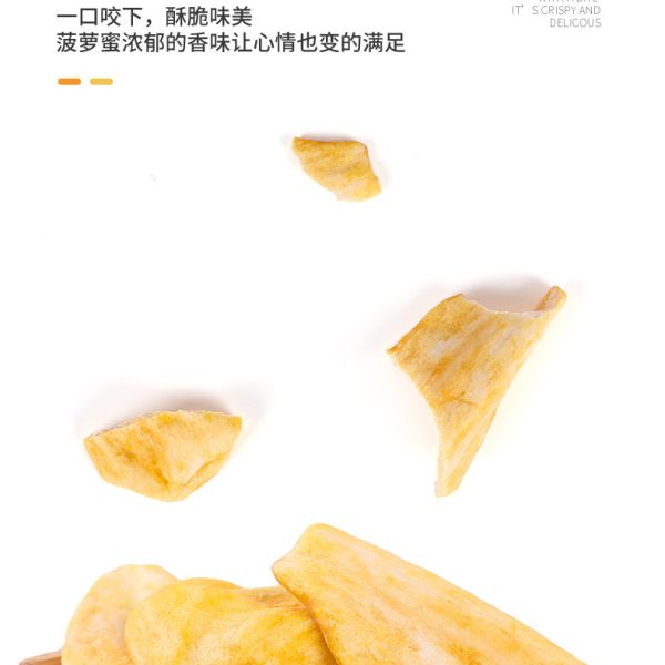 菠萝蜜干脱水果干脆100克水果脆干酥脆即食整箱代发批发网红零食