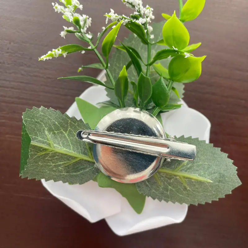 男童夹子胸花安全无针Temu Shine 托管跨境 小主持人花童礼服襟花