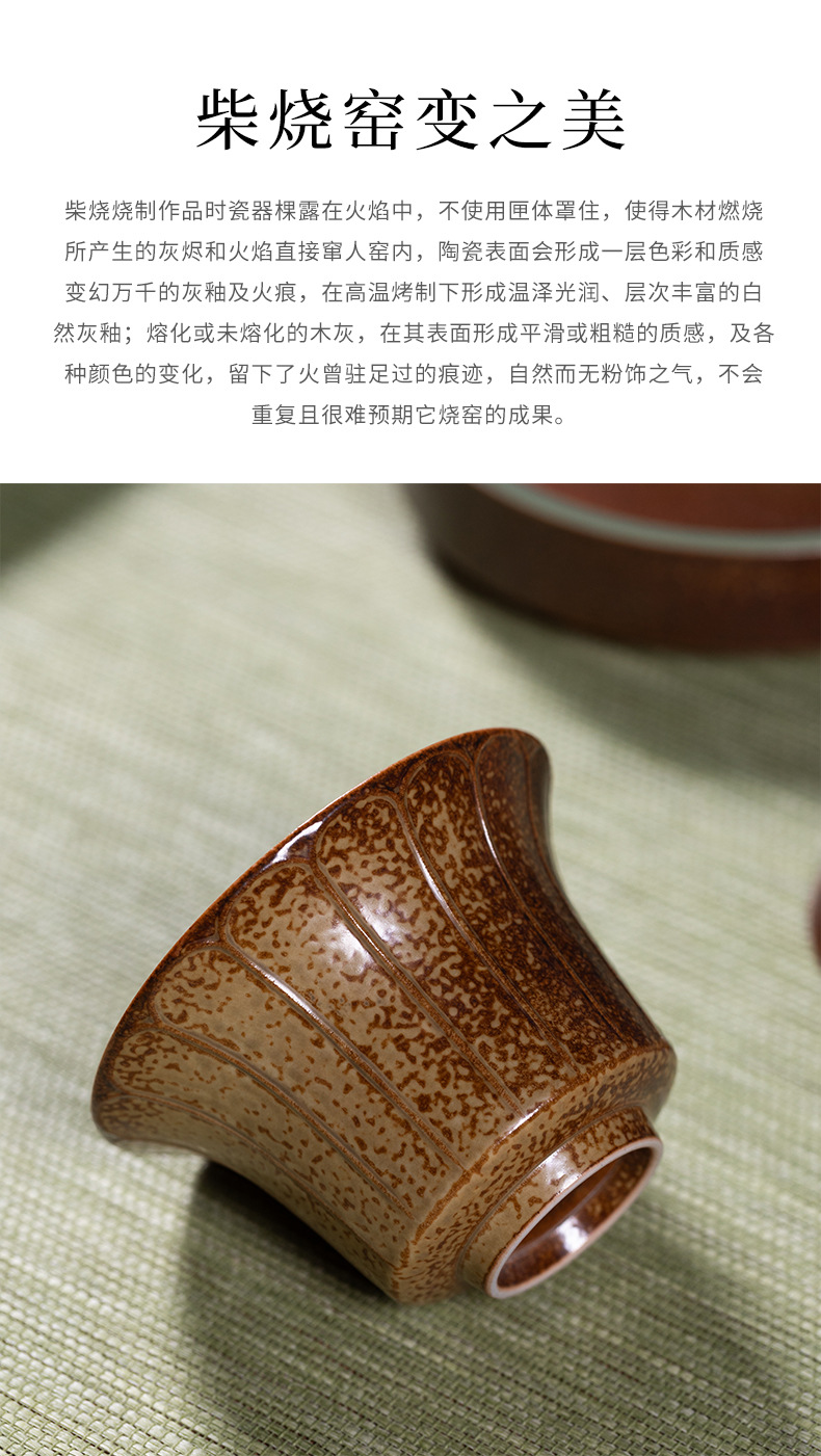 龙泉青瓷三才盖碗功夫茶具窑变灰釉手工高档单个不烫手泡茶敬茶碗