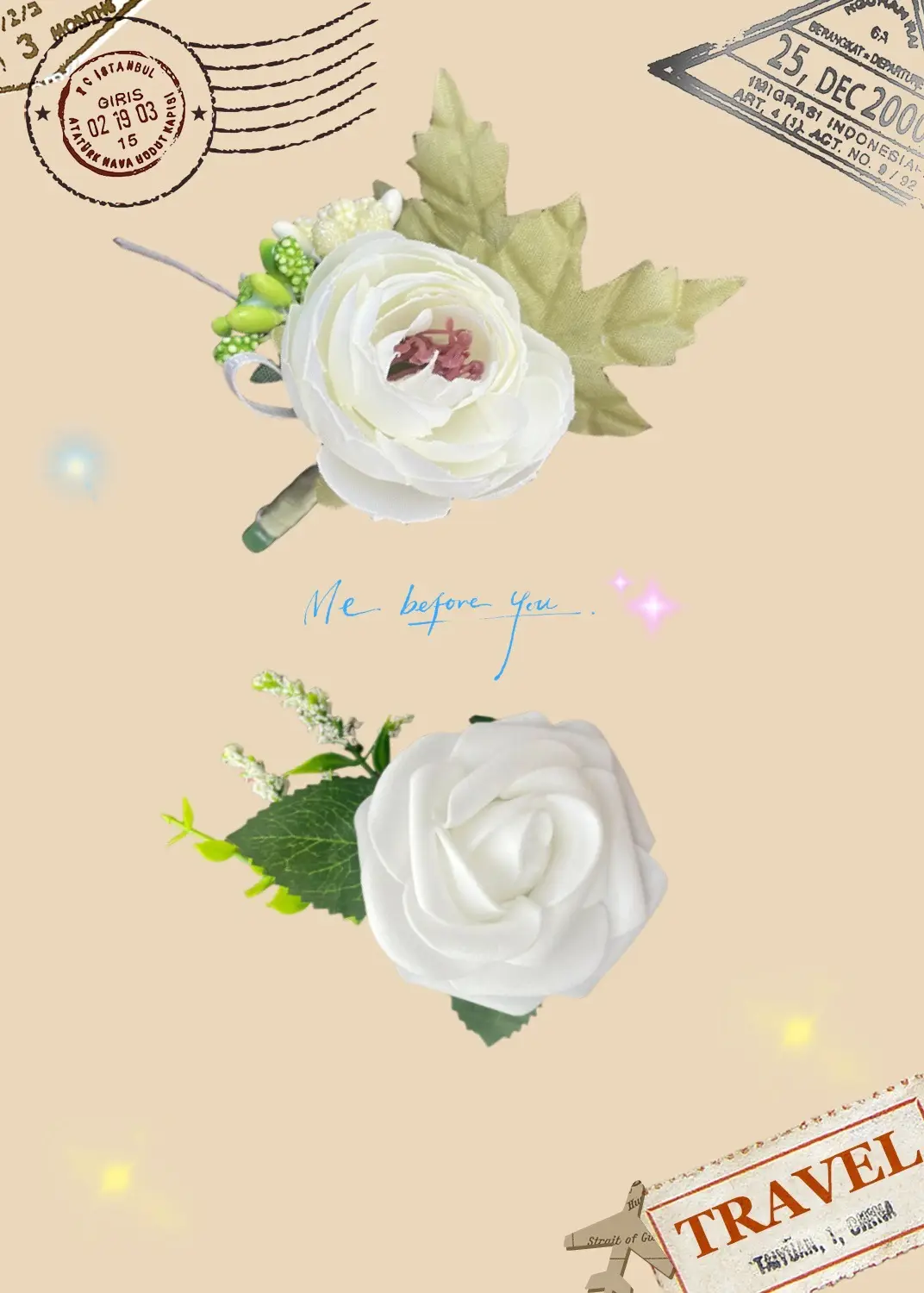 男童夹子胸花安全无针Temu Shine 托管跨境 小主持人花童礼服襟花