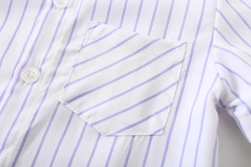 夏季新品男童套装英伦风条纹衬衫绅士礼服三件套源头厂家一手货源
