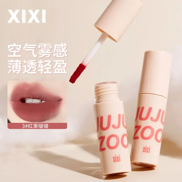 xixi暮云薄雾唇泥显色唇泥雾面哑光易上手显气色显白学生党平价唇