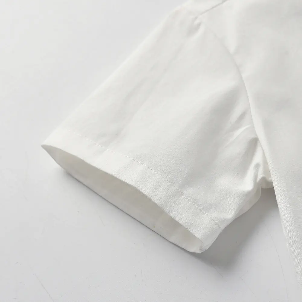 新品夏季韩版童装礼服棉质短袖衬衫背带裤宝宝衣服外贸男童套装