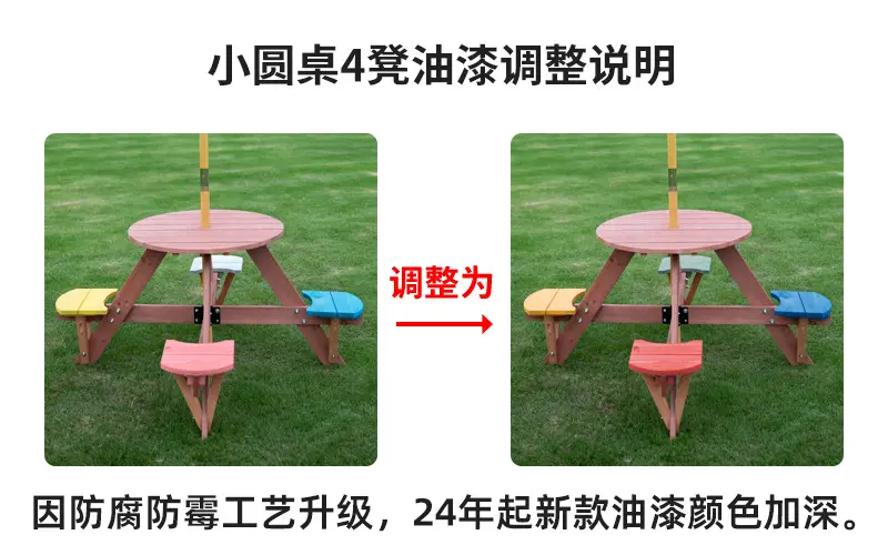 室内外小孩座椅儿童家具幼儿园桌子露营地遮阳伞户外野餐桌椅凳子