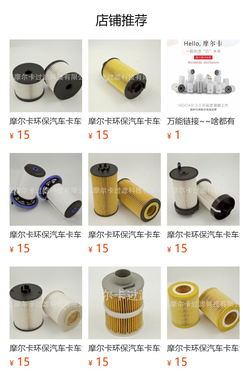 摩尔卡厂家直销汽车卡车汽油发动机系统 IMG_8190 机油滤清器