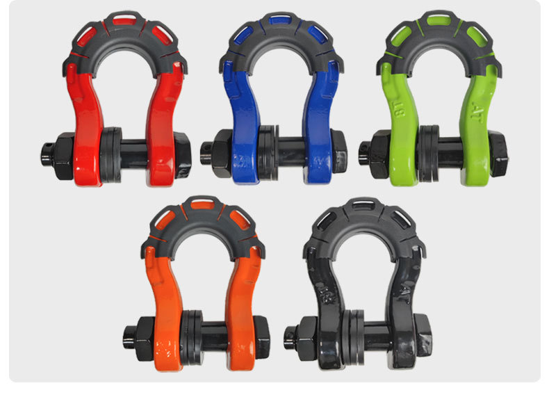 碳钢材质金属卸扣 户外越野拖车救援 金属加粗卸扣超强承载不脱钩