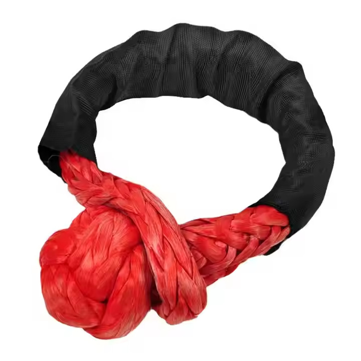 8mm*48cm 护套款软卸扣 汽车应急工具 UHMWPE材料