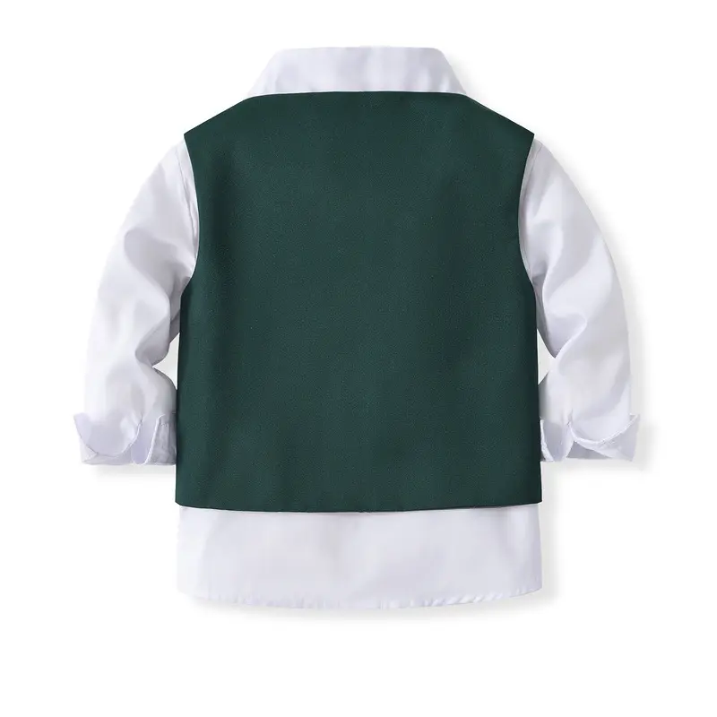 儿童英伦绅士西装男童套装礼服宝宝主持人演出服男孩花童西服童装