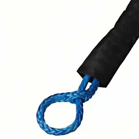14mm*65cm 护套款软卸扣 汽车应急工具 疙瘩绳脱困救援拖车钩户外
