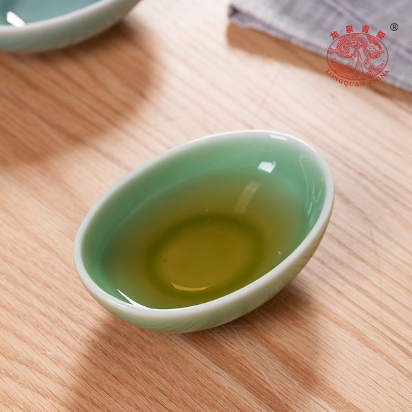 龙泉青瓷调味碟创意家用醋碟蘸料碟酱油调料火锅碟小碗陶瓷小吃碟