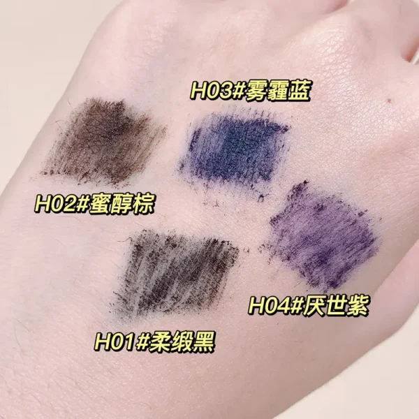xixi纤长卷翘根根分明睫毛膏防水不晕染定型彩色自然睫毛膏批发