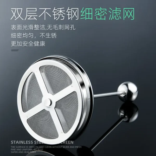 不锈钢奶泡机手动加厚牛奶打泡器家用奶昔起泡器商务礼品咖啡机