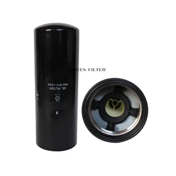 600-211-1340机油滤清器 替换小松工程机械旋装滤清器机油滤芯