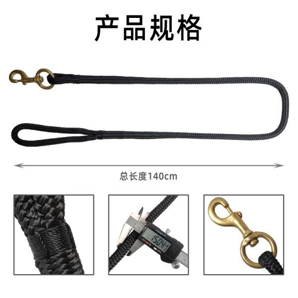 跨境新款狗绳 厂家直供批发 宠物用品牵引遛狗涤纶绳子小中大型犬