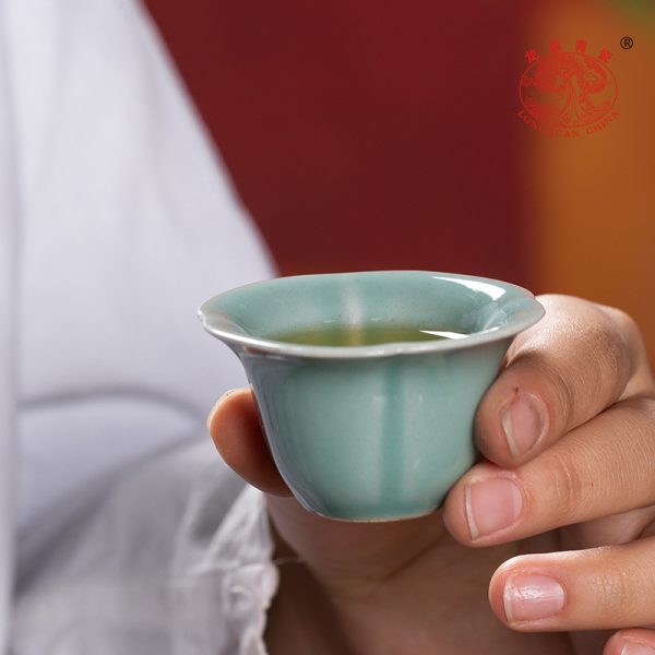 龙泉青瓷创意手工主人杯单杯陶瓷功夫茶杯家用小号个人专用品茗杯