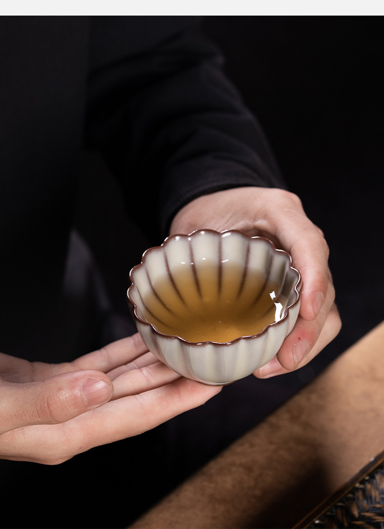 龙泉青瓷 手工主人杯功夫茶具泡茶碗 陶瓷高档猪油冻品茗杯子茶杯