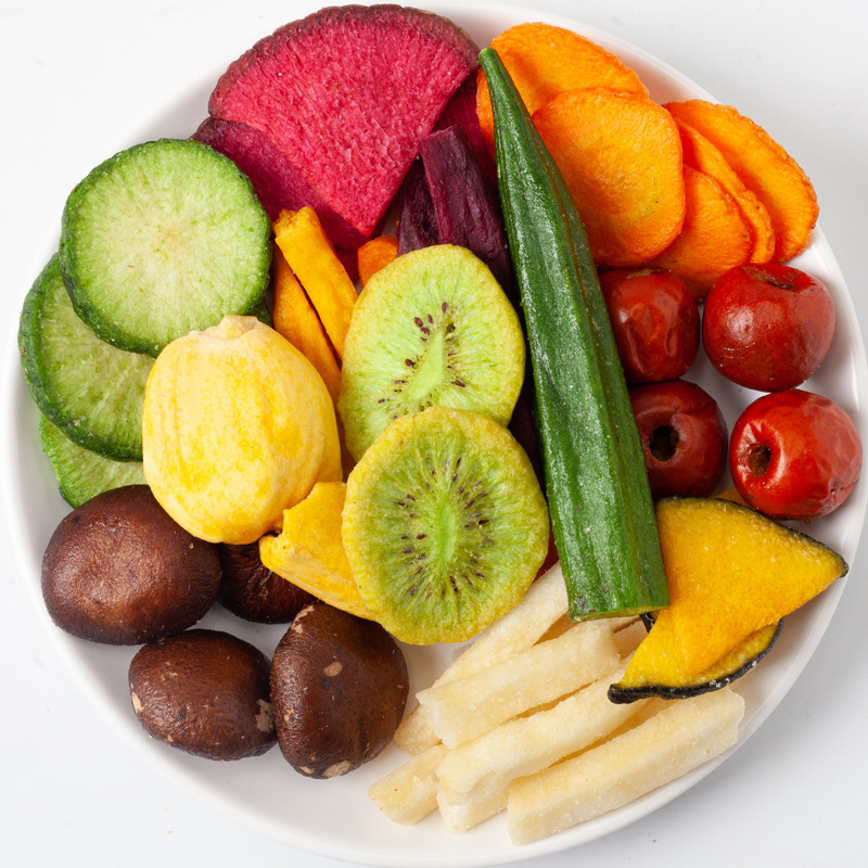 综合果蔬脆香菇脆即食零食秋葵脆果干果蔬干水果脆散装厂家批发