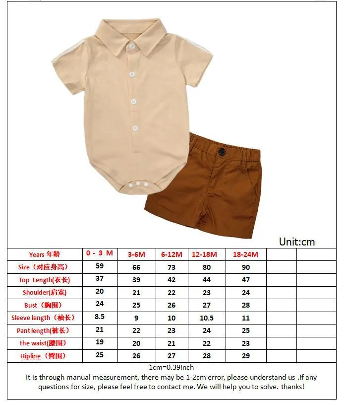 加工定制外贸夏新款男童三角哈衣短袖套装新生儿爬服短裤童装厂家