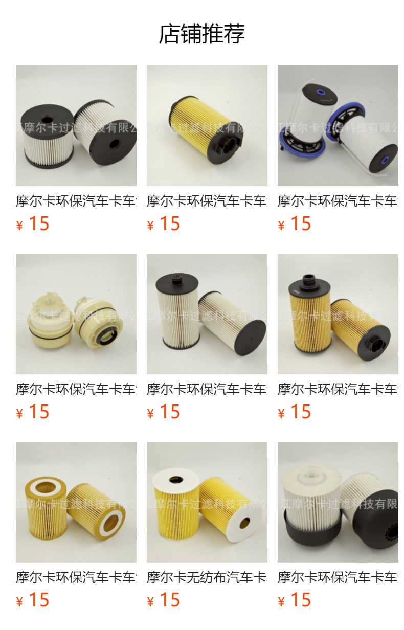 摩尔卡厂家直销汽车卡车汽油发动机系统 IMG_7774 机油滤清器