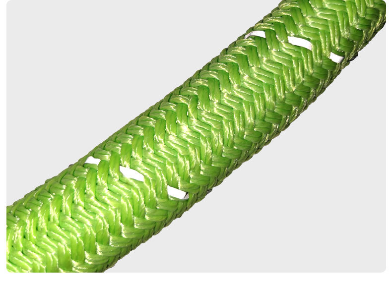 绿色反光拖车绳 户外越野脱困救援反光拖车绳 尼龙拖车绳高延伸性